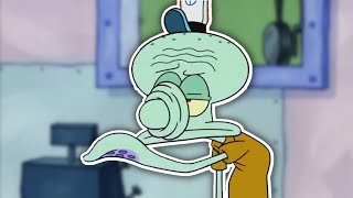 Every single time someone calls Squidward an octopus 🐙