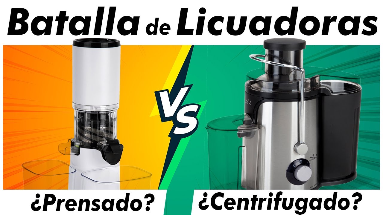 Diferencias Licuadora centrífuga y Extractor de zumos