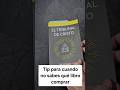 Tip para cuando no sabés qué libro comprar