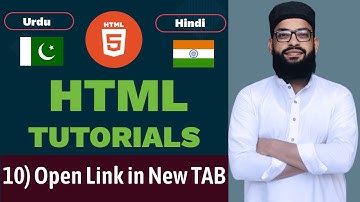How to Open Link in new Tab - HTML Tutorial in Hindi