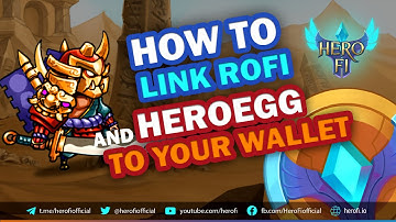 How to Link $ROFI and $HEROEGG in your Wallet