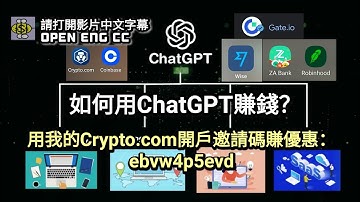 如何使用 ChatGPT 賺錢?｜把握OpenAI人工智能賺錢機會｜史上最強人工智能 [中文+ English Sub] ChatGPT Review: How to use ChatGPT?