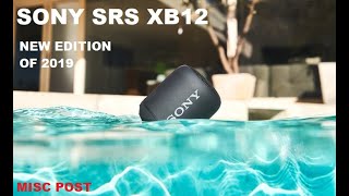 Sony SRS XB12 full review with water test..