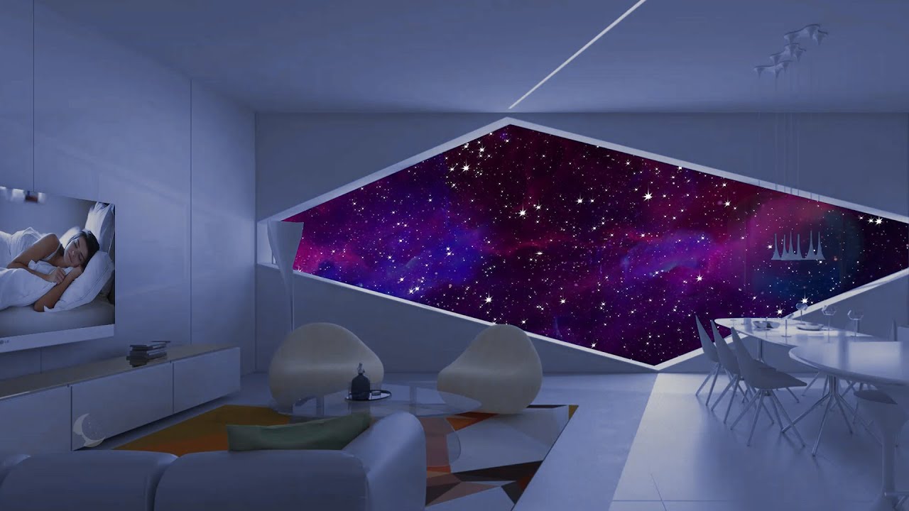 Spaceship Room Ambience with Space Sounds | White Noise for Sleeping ...