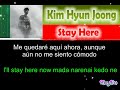 Kim Hyun Joong - Stay Here [Sub Espa&ntilde;ol + Rom]