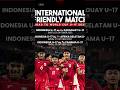 JADWAL PERTANDINGAN TIMNAS U17 #shorts