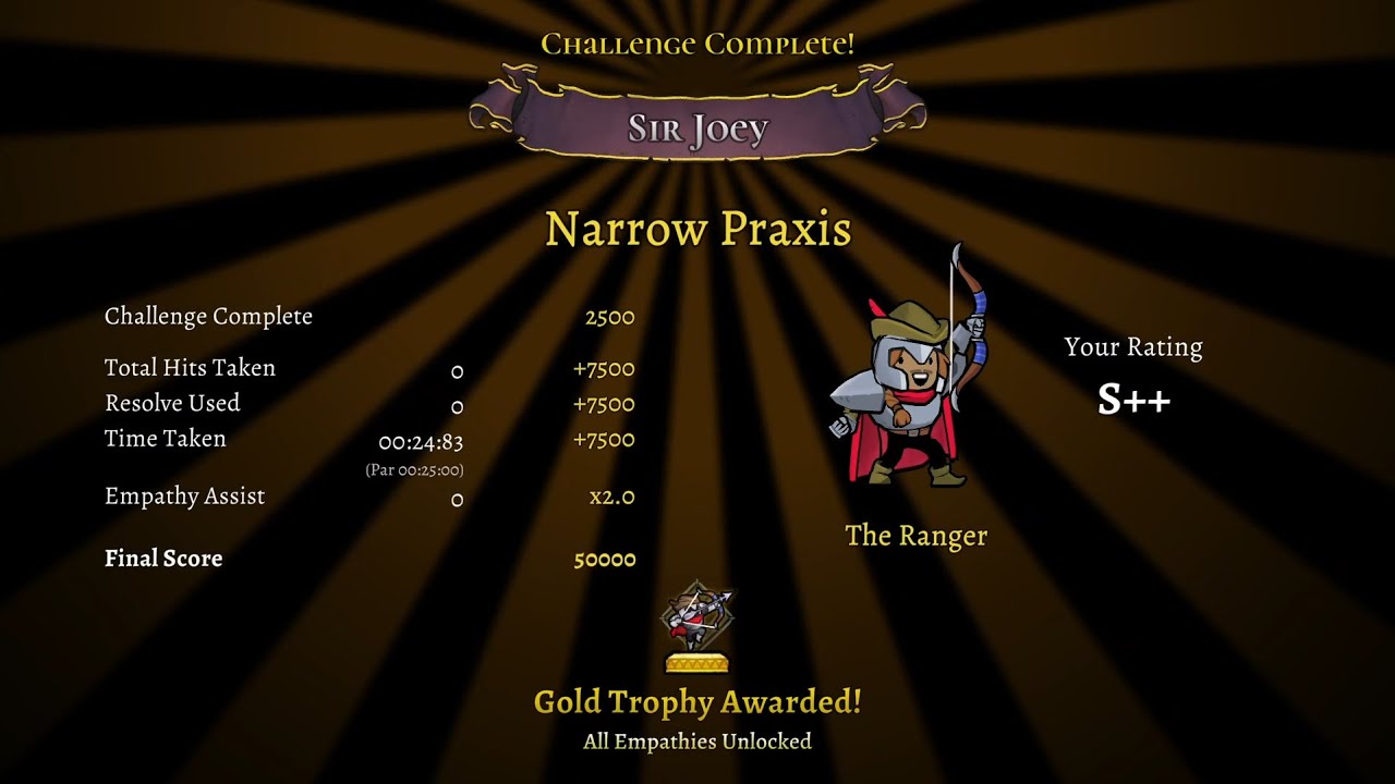 Rogue legacy 2 - NARROW PRAXIS(Gold Trophy)