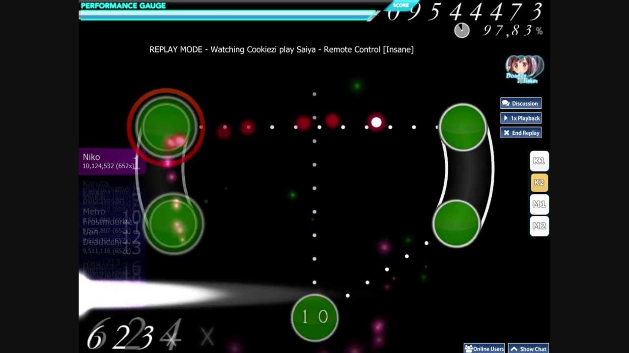 [Osu!] Cookiezi plays Saiya - Remote Control [Insane] - YouTube