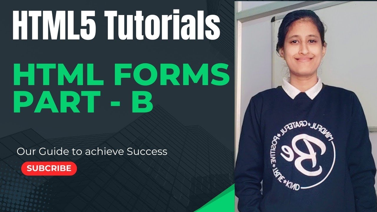 HTML FORMS Part - B - YouTube