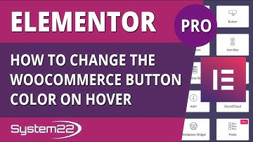 Elementor How To Change The Woocommerce Button Color On Hover 👍