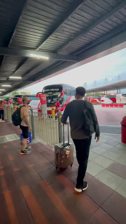 Johor Bahru to Malaka from Larkin Bus Terminal 🇲🇾 .