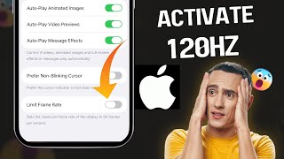 How To Activate 120Hz Refresh Rate on iPhone (2026) | Enable ProMotion Display 