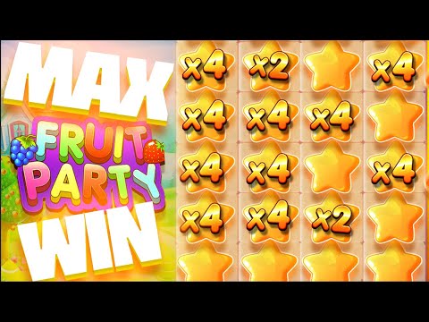 MY BIGGEST WIN EVER HAPPENED AT THE PERFECT TIME... FRUIT PARTY MAX WIN!!!
