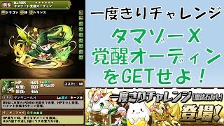 【パズドラ】一度きりチャレンジタイムアタックイベント！緑おでんタマゾーをGETせよ！