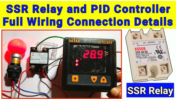 Temperature Controller Connection with RTD, thermocouple and Solid State  Relay @TheElectricalGuy 