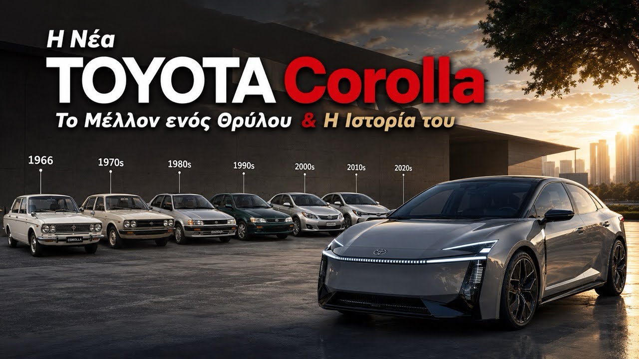 ΝΕΑ TOYOTA COROLLA: ΤΟ ΜΕΛΛΟΝ & Η ΙΣΤΟΡΙΑ ΕΝΟΣ ΘΡΥΛΟΥ – Video