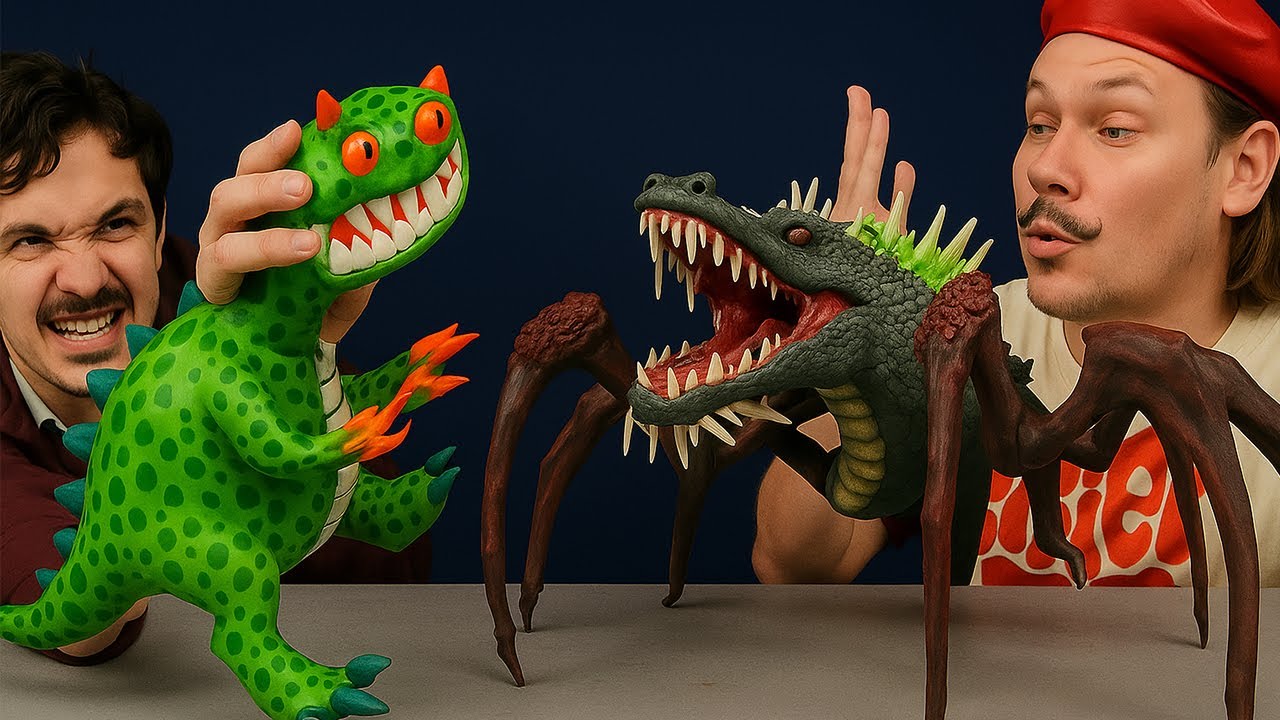 🦖 *GOD LEVEL DIY 100* 🤖 Giant LEGO Dinosaur VS Real-Life Dinosaur - This Got WAY Out of Control 😱