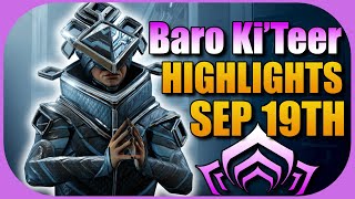 Warframe Baro Ki'teer for Sep 19th! My Recomendations