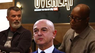 Keane and Wright clash over Daniel Levy 😡 #tottenham #premierleague