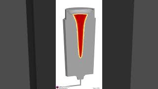 Solidification of the ingot with melt mirror insulation