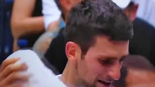 The dream was so close: Novak Djokovic crying
