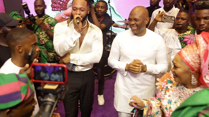 SINGER FLAVOUR PERFORMS ALONGSIDE TONY ELUMELU AT DR SIJU ILUYOMADE'S 60TH BIRTHDAY CEREMONY
