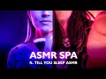 ASMR - SPA and close SCALP MASSAGE, FACE BRUSHING with TILL YOU SLEEP ASMR (Fast &amp; Brain Melting)