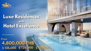 Luxury Condos with First Class Hotel Amenities | Seaside Residences in Wongamat From 4.8MB ($136k)