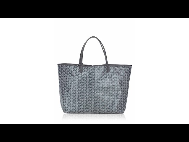 Goyard Coated Canvas Grey Saint Louis Tote GM