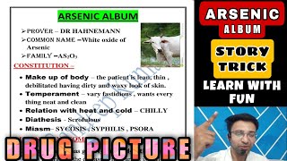 ARSENIC ALBUM STORY TRICK  Learn with Fun MATERIA MEDICA