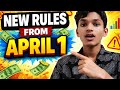 These New Finance Rules Start April 1