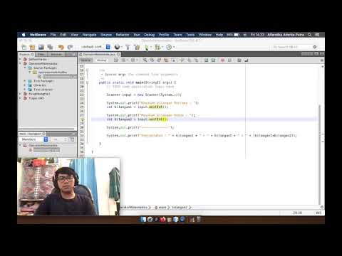 Tutorial Operator Matematika di Java menggunakan NetBeans
