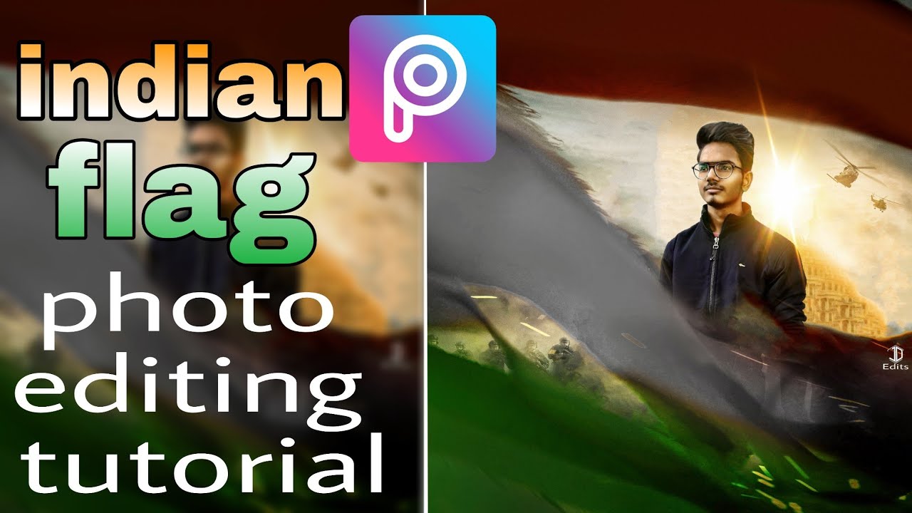 Indian flag photo editing tutorial