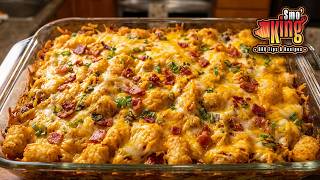 Loaded Tater Tot Breakfast Casserole