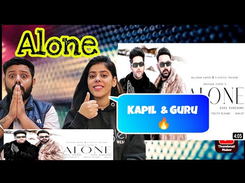Alone : Kapil Sharma, Guru Randhawa,Yogita Bihani Song Reaction | Directorgifty | Bhushan K |