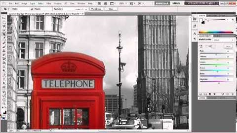 Adobe Photoshop CS5 - Colour Splash TUtorial
