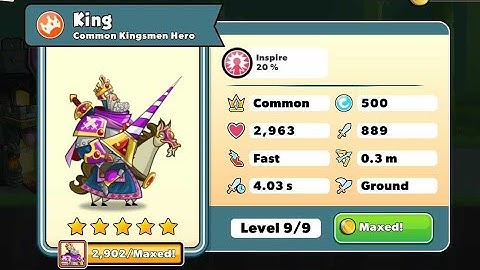 TOWER CONQUEST GAMEPLAY ll KING MAX UPGRADE