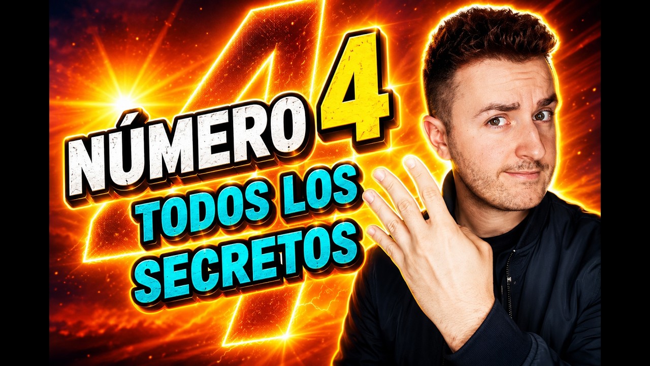 4️⃣ ¿Qué significa el NÚMERO 4 en Numerología? | Significado de los
