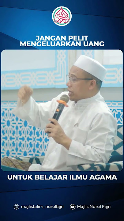 Jangan Pelit Mengeluarkan Uang Untuk Belajar Ilmu Agama #shorts #shortvideo #viral