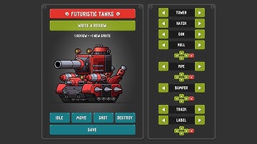 Futuristic Tanks Builder (Unity Asset Store)