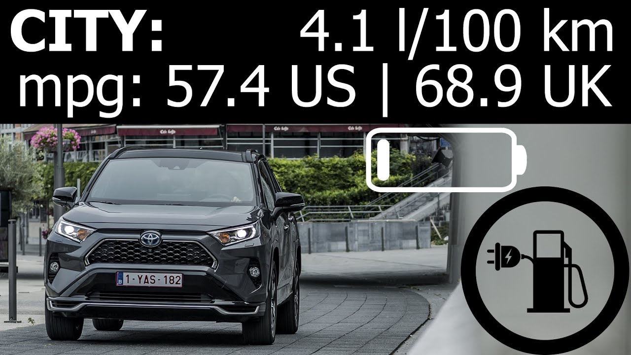 Toyota RAV4 Plug-In Hybrid: city fuel consumption (economy) with empty