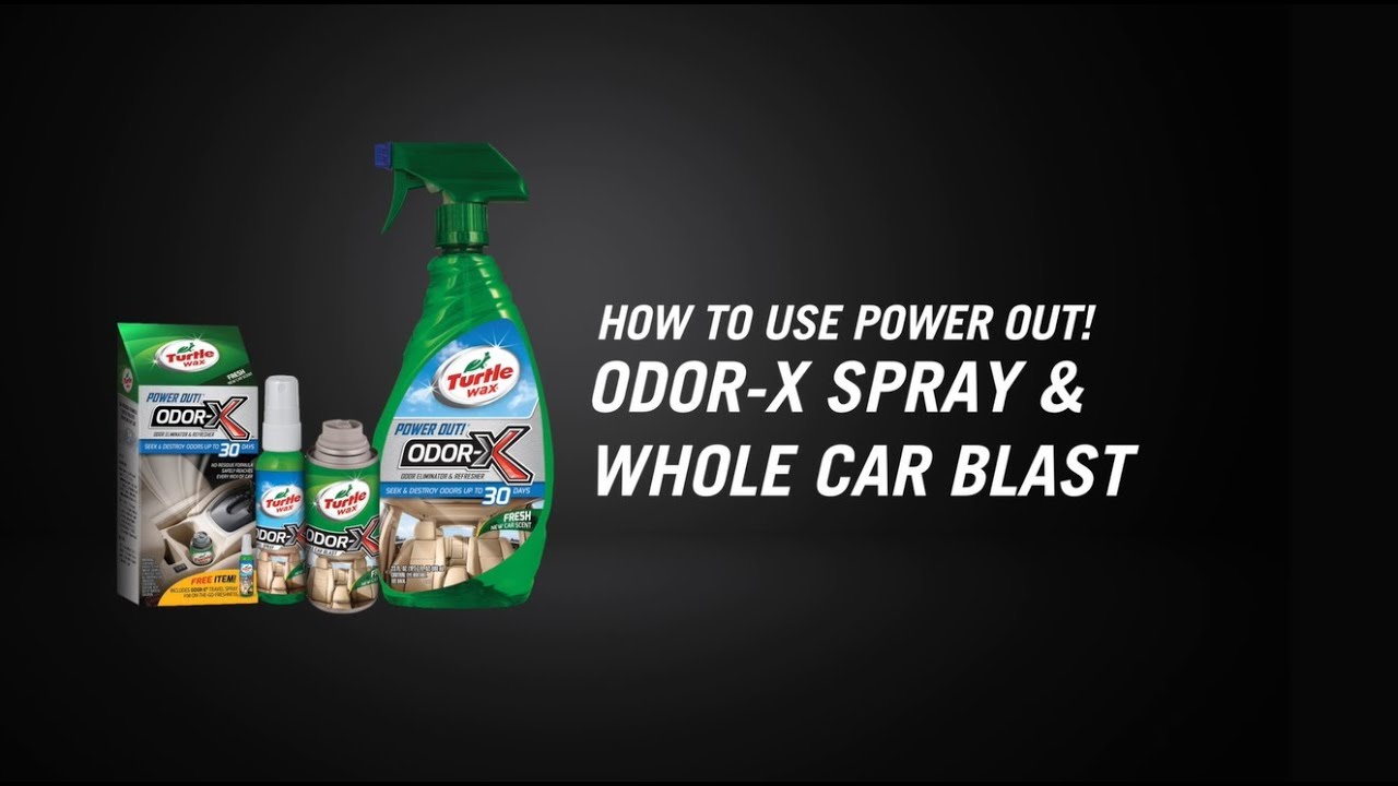 How to Use Power Out! OdorX Spray & Whole Car Blast YouTube