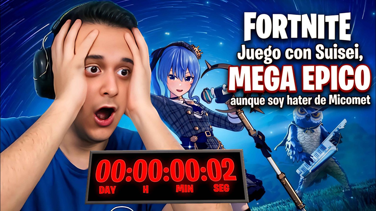 ⭐ 🚀 PROBANDO la SKIN de SUISEI en FORTNITE 😱 | Hololive x Fortnite