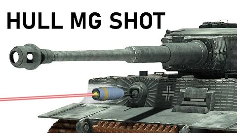 TIGER HULL MACHINE GUN SHOT | IS-2 vs Tiger | Complex Armour Piercing Simulation