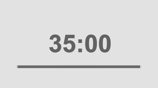 35 minutes countdown timer with alarm study timer
