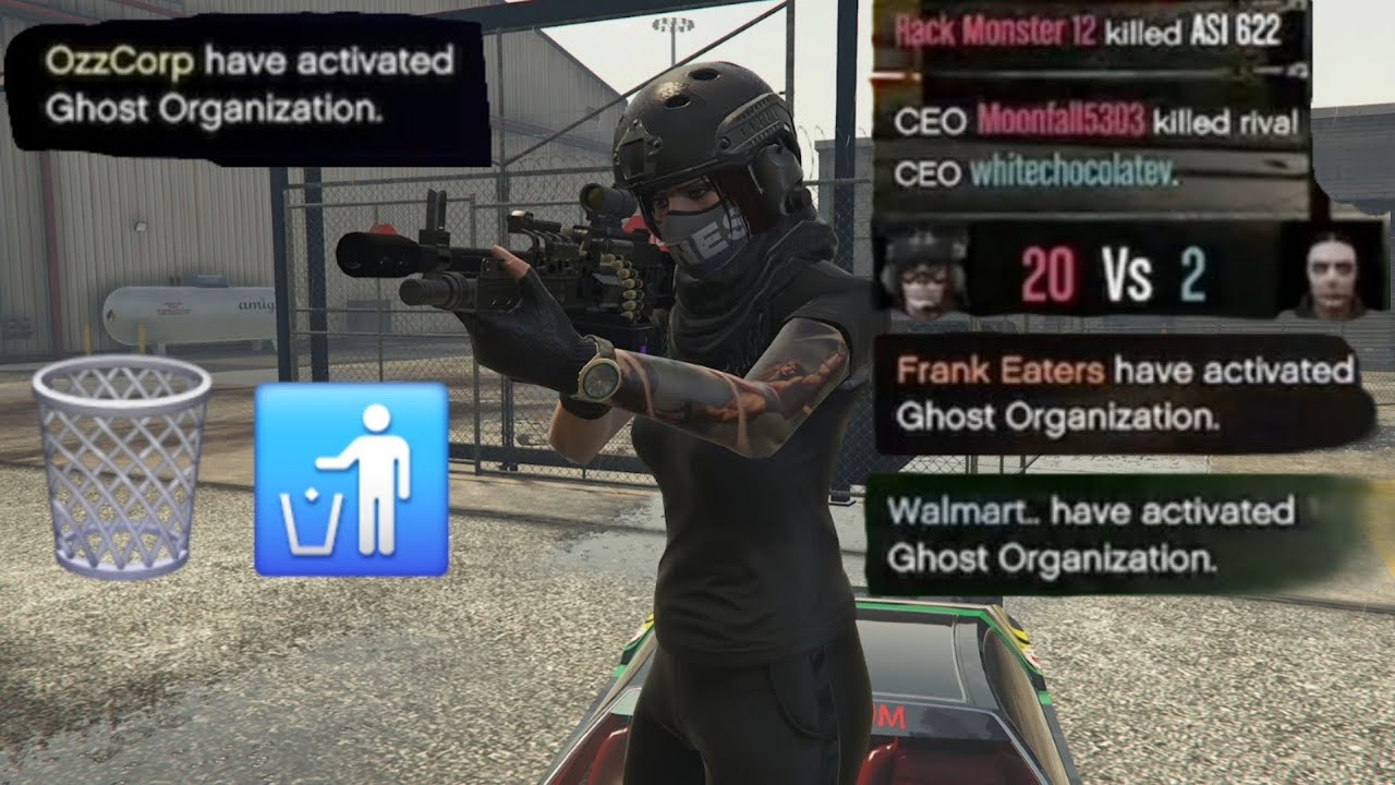 Trashing Ghost Org Spamming Griefers | GTA Online