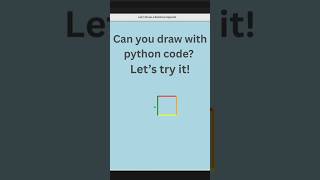 CREATE a Square in Minutes with Python Turtle!