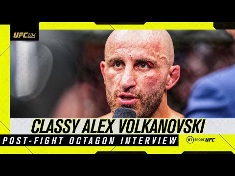 Alexander Volkanovski is all class in defeat following loss to Islam Makhachev! 👏 UFC 284