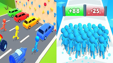 Shape shifting VS Count Masters - All Level Gameplay Android iOS Ep2