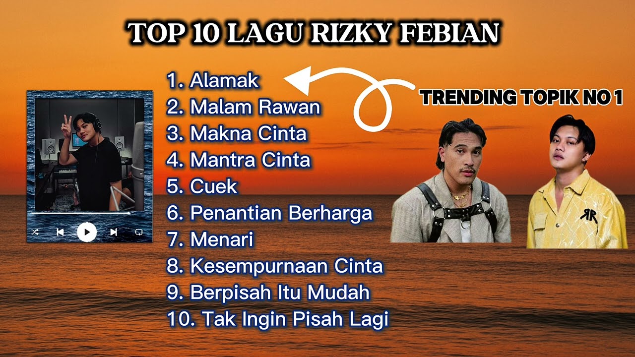 LAGU RIZKY FEBIAN TERBARU || KUMPULAN LAGU TERBAIK DAN TERKINI 2025 || FULL ALBUM TANPA IKLAN